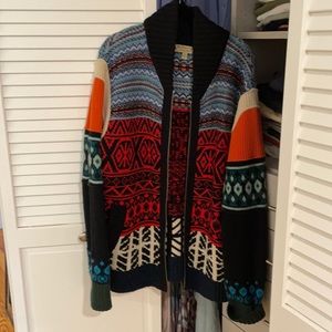 Burberry Men’s fair isle cardigan Large